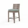Laguna Counter Stool in Cast Mist, No Welt - Front Side Angle - Laguna Counter Stool in Cast Mist, No Welt - Front Side Angle