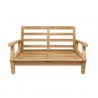 Royal Teak Miami Love Seat / 2-Seater / FRAME ONLY