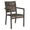 Woodard Et Cetera Miami Dining Armchair - Stackable - Coffee - Woodard Et Cetera Miami Dining Armchair - Stackable - Coffee