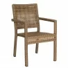 Woodard Et Cetera Miami Dining Armchair - Stackable - Mocha - Woodard Et Cetera Miami Dining Armchair - Stackable - Mocha