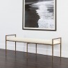 Sunpan Esai Bench in Zenith Alabaster - Lifestyle