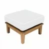 Royal Teak Miami Ottoman  - Royal Teak Miami Ottoman 