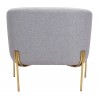 Micaela Armchair Gray - Back