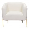 Micaela Armchair Ivory - Front