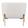 Micaela Armchair Ivory - Back