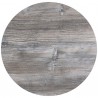 Midtown Round Table Top - Driftwood