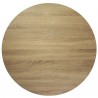 Midtown Round Table Top - Sawmill Oak