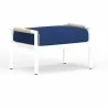 Sabbia Ottoman in Echo Midnight, No Welt - Front Side Angle - Sabbia Ottoman in Echo Midnight, No Welt - Front Side Angle