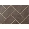 Mosaic Masonry Firebrick Liners - Midnight Full Herringbone - Mosaic Masonry Firebrick Liners - Midnight Full Herringbone