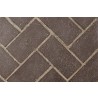 Mosaic Masonry Firebrick Liners - Midnight Full Herringbone
