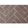 Mosaic Masonry Firebrick Liners - Midnight Split Herringbone