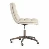 Sunpan Stinson Office Chair Bravo Cream - Side Angle - Sunpan Stinson Office Chair Bravo Cream - Side Angle