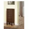 Trésor Jewelry Armoire - Coffee - Drawers Closed - Trésor Jewelry Armoire - Coffee - Drawers Closed