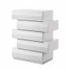 J&M Furniture Milan White Chest - J&M Furniture Milan White Chest