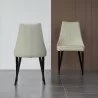 J&M Furniture Milano Leather Dining Chair White - J&M Furniture Milano Leather Dining Chair White