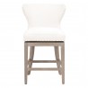 Milton Swivel Counter Stool - LiveSmart Peyton-Pearl - Front