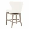Milton Swivel Counter Stool - LiveSmart Peyton-Pearl - Back Angled - Milton Swivel Counter Stool - LiveSmart Peyton-Pearl - Back Angled