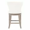 Milton Swivel Counter Stool - LiveSmart Peyton-Pearl - Back View - Milton Swivel Counter Stool - LiveSmart Peyton-Pearl - Back View