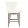Milton Swivel Counter Stool - LiveSmart Peyton-Pearl - Back Angled - Milton Swivel Counter Stool - LiveSmart Peyton-Pearl - Back Angled