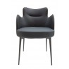 Minnie Armchair In Dove Grey - Front