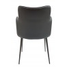 Minnie Armchair In Dove Grey - Back