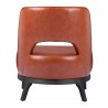 Zuo Modern Mistley Accent Chair Brown - Back