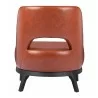 Zuo Modern Mistley Accent Chair Brown - Back - Zuo Modern Mistley Accent Chair Brown - Back