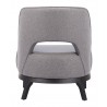 Zuo Modern Mistley Accent Chair Gray - Back