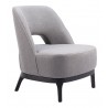 Zuo Modern Mistley Accent Chair Gray - Angled 2