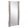 Sunpan Fontana Floor Mirror in Grey - Front Side Angle