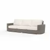 Coronado Sofa in Canvas Natural w/ Self Welt - Front Side Angle - Coronado Sofa in Canvas Natural w/ Self Welt - Front Side Angle