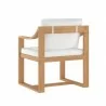 Sunpan Tahiti Dining ArmChair - Stinson White - Back Side Angle - Sunpan Tahiti Dining ArmChair - Stinson White - Back Side Angle