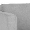 Sunpan Kaius Armchair in Limelight Silver - Closeup Top Angle