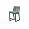Redondo Barstool in Canvas Skyline, No Welt - Front Side Angle - Redondo Barstool in Canvas Skyline, No Welt - Front Side Angle