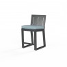 Redondo Counter Stool in Canvas Skyline, No Welt - Front Side Angle