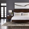 Sunpan Greyson Nightstand in Smoke Acacia - Lifestyle
