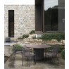 Azzurro Living Milos Stackable Dining Chair With Smoke Cushion - Lifestyle 2