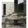 Azzurro Living Milos Stackable Dining Chair With Smoke Cushion - Lifestyle 2 - Azzurro Living Milos Stackable Dining Chair With Smoke Cushion - Lifestyle 2