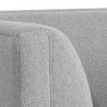 Sunpan Sanders Armchair Liv Dove - Seat Closeup Top Angle
