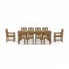 Anderson Teak 11-pc Chelsea Rectangular Dining Table Set 1