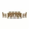 Anderson Teak 11-pc Chelsea Rectangular Dining Table Set 1 - Anderson Teak 11-pc Chelsea Rectangular Dining Table Set 1