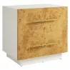 Modway Abel 2-Drawer Burl Wood Nightstand Front Angle - Modway Abel 2-Drawer Burl Wood Nightstand Front Angle