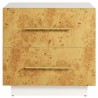 Modway Abel 2-Drawer Burl Wood Nightstand Front