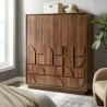 Modway Bulwark 3-Door Wardrobe Closet Room View - Modway Bulwark 3-Door Wardrobe Closet Room View