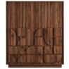 Modway Bulwark 3-Door Wardrobe Closet