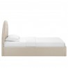Modway Solana Arched Performance Velvet Twin Platform Bed Side
