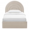 Modway Solana Arched Performance Velvet Twin Platform Bed Front