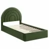 Modway Solana Arched Performance Velvet Twin Platform Bed Green - Modway Solana Arched Performance Velvet Twin Platform Bed Green