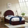 Modway Solana Arched Performance Velvet Twin Platform Bed Pruple - Modway Solana Arched Performance Velvet Twin Platform Bed Pruple