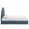 Modway Solana Arched Performance Velvet King Platform Bed Blue Side